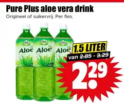 Dirk Pure Plus aloe vera drink aanbieding