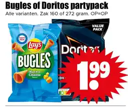 Dirk Bugles of Doritos partypack aanbieding