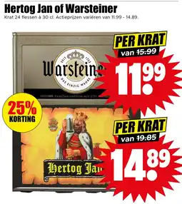 Dirk Hertog Jan of Warsteiner aanbieding