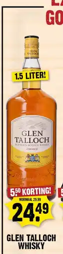Dirk Glen talloch whisky aanbieding