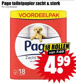 Dirk Page toiletpapier zacht & sterk aanbieding