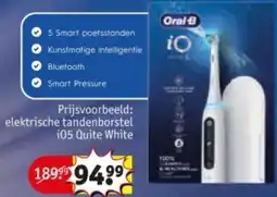 Kruidvat Oral-B elektrische tandenborstel i05 Quite White aanbieding