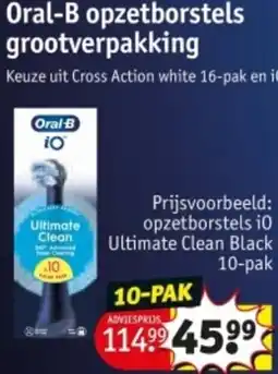 Kruidvat Oral-B opzetborstels grootverpakking aanbieding