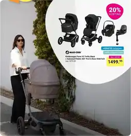 Van Asten BabySuperstore MAXI COSI Kinderwagen Fame V2 Twillic Black aanbieding