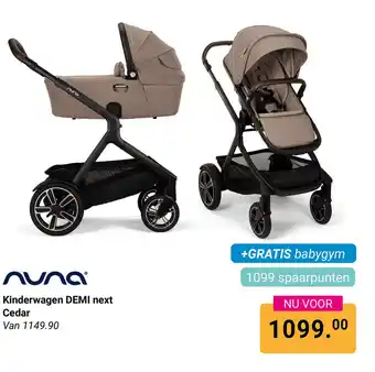 Van Asten BabySuperstore Kinderwagen DEMI next Cedar aanbieding