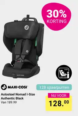 Van Asten BabySuperstore MAXI-COSI Autostoel Nomad I-Size Authentic Black aanbieding