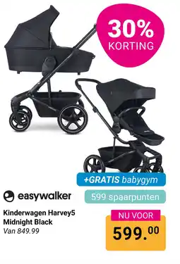 Van Asten BabySuperstore Kinderwagen Harvey5 Midnight Black aanbieding