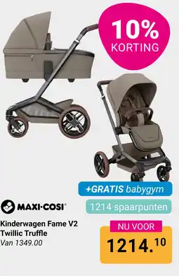 Van Asten BabySuperstore MAXI-COSI Kinderwagen Fame V2 Twillic Truffle aanbieding