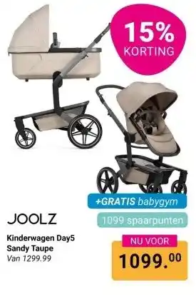 Van Asten BabySuperstore JOOLZ Kinderwagen Day5 Sandy Taupe aanbieding