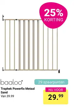 Van Asten BabySuperstore Baaloo Traphek Powerfix Metaal Sand aanbieding