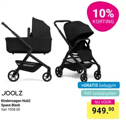 Van Asten BabySuperstore Joolz Kinderwagen Hub2 Space Black aanbieding