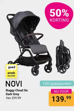 Van Asten BabySuperstore Novi Buggy Cloud Go Dark Grey aanbieding