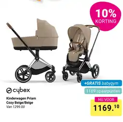 Van Asten BabySuperstore Cybex Kinderwagen Priam Cozy Beige/Beige aanbieding