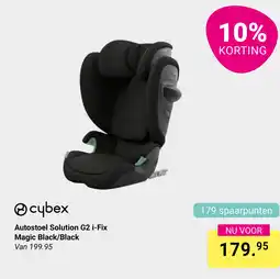 Van Asten BabySuperstore Cybex Autostoel Solution G2 i-Fix Magic Black/Black aanbieding