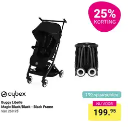 Van Asten BabySuperstore Cybex Buggy Libelle Magic Black/Black - Black Frame aanbieding