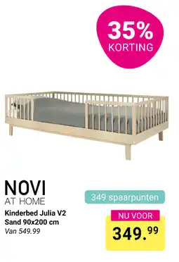 Van Asten BabySuperstore Novi at home Kinderbed Julia V2 Sand aanbieding