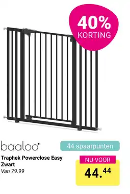 Van Asten BabySuperstore Baaloo Traphek Powerclose Easy Zwart aanbieding