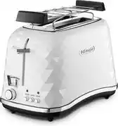 Bol.com De’Longhi CTJ 2103.W broodrooster 2 snede(n) 900 W Zwart Wit aanbieding