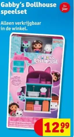 Kruidvat Gabby's Dollhouse speelset aanbieding