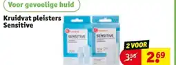 Kruidvat Kruidvat pleisters Sensitive aanbieding
