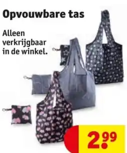 Kruidvat Opvouwbare tas aanbieding