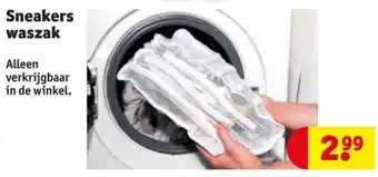 Kruidvat Sneakers waszak aanbieding