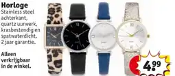 Kruidvat Horloge aanbieding