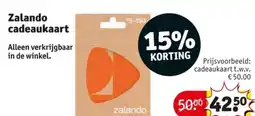 Kruidvat Zalando cadeaukaart aanbieding