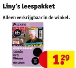 Kruidvat Liny's leespakket aanbieding