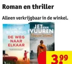 Kruidvat Roman en thriller aanbieding