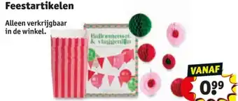 Kruidvat Feestartikelen aanbieding