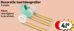 Kruidvat Decoratie taartdeegroller aanbieding