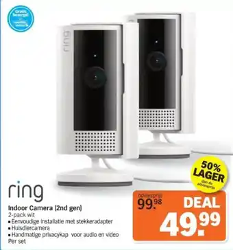 Albert Heijn Ring Indoor Camera 2nd gen aanbieding