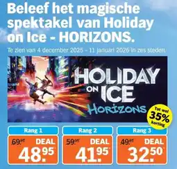 Albert Heijn Holiday On Ice Horizons aanbieding