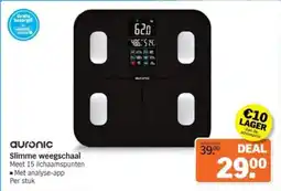 Albert Heijn Auronic Slimme Weegschaal aanbieding