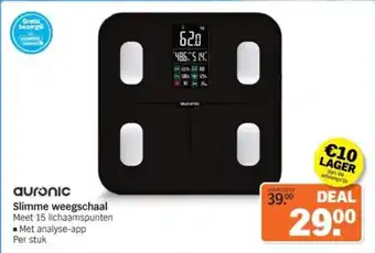 Albert Heijn Auronic Slimme Weegschaal aanbieding