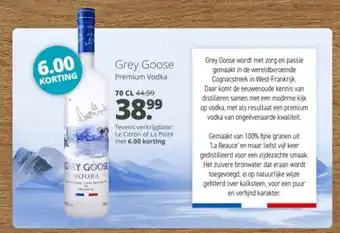 Mitra Grey Goose Premium Vodka aanbieding
