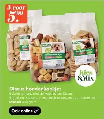 Discus Discus hondenkoekjes aanbieding