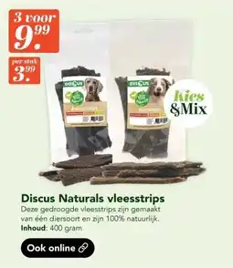 Discus Discus Naturals vleesstrips aanbieding
