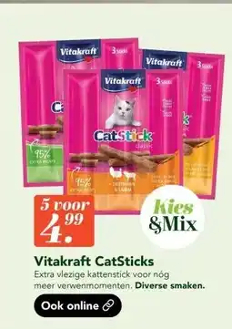 Discus Vitakraft CatSticks aanbieding