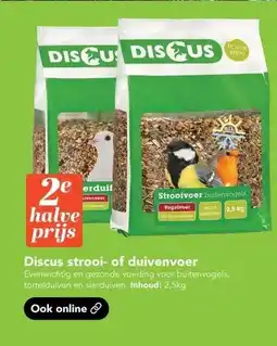 Discus Discus strooi of duivenvoer aanbieding