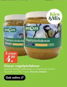 Discus Discus vogelpindakaas aanbieding