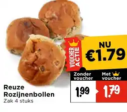 Vomar Voordeelmarkt Reuze Rozijnenbollen aanbieding