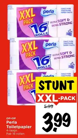 Vomar Voordeelmarkt Perla Toiletpapier aanbieding