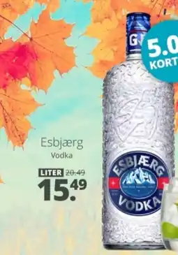 Mitra Esbjærg Vodka aanbieding