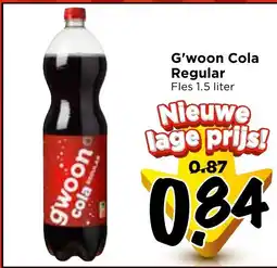 Vomar Voordeelmarkt G'woon Cola Regular aanbieding