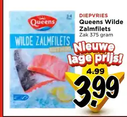 Vomar Voordeelmarkt Queens Wilde Zalmfilets aanbieding
