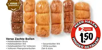 Vomar Voordeelmarkt Verse Zachte Bollen aanbieding