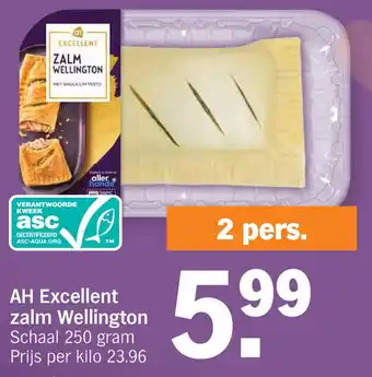 Albert Heijn AH Excellent zalm Wellington aanbieding