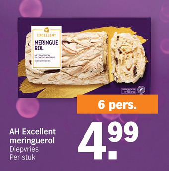 Albert Heijn AH Excellent meringuerol aanbieding